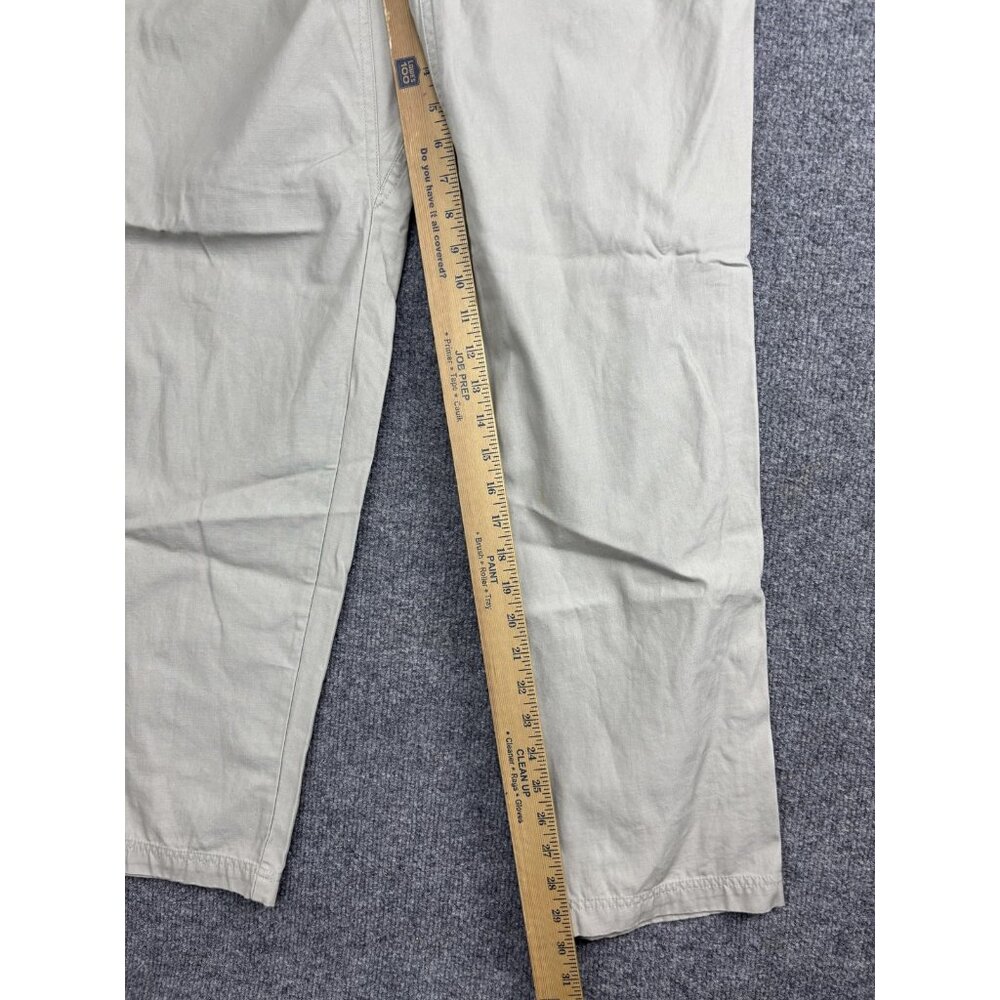 Eastern Mountain Sports‎ Pants Womens L Beige Adjustable Waist Hiking Khakis - Picture 5 of 7